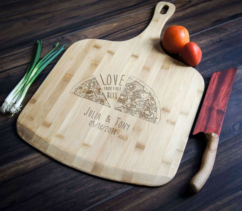 Personalized pizza board custom pizza peel engraved pizza Etsy