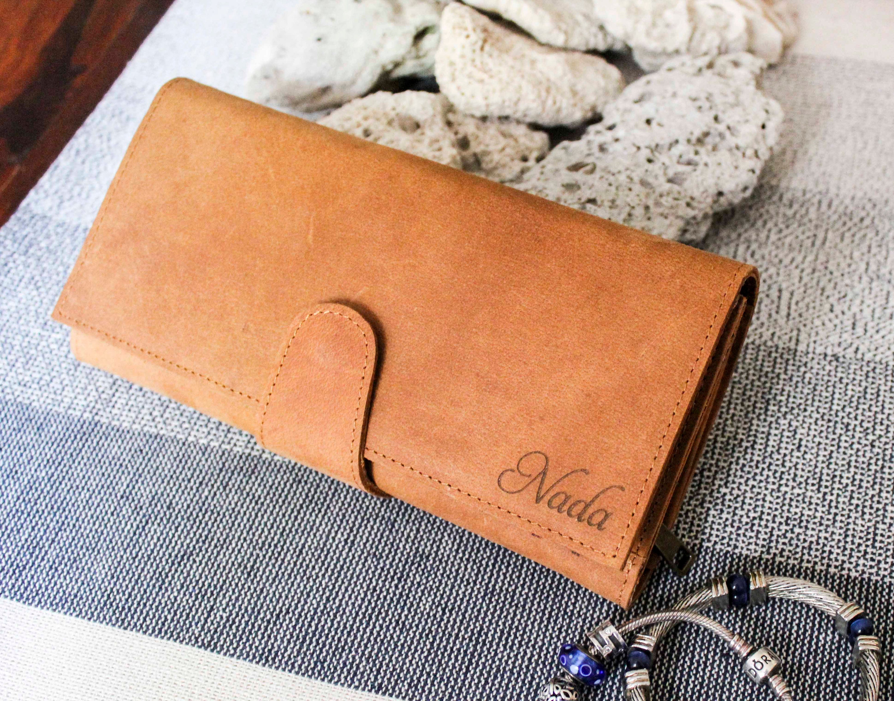 Personalized Leather Wallet, Gifts For Women, Personalized Women Wallet