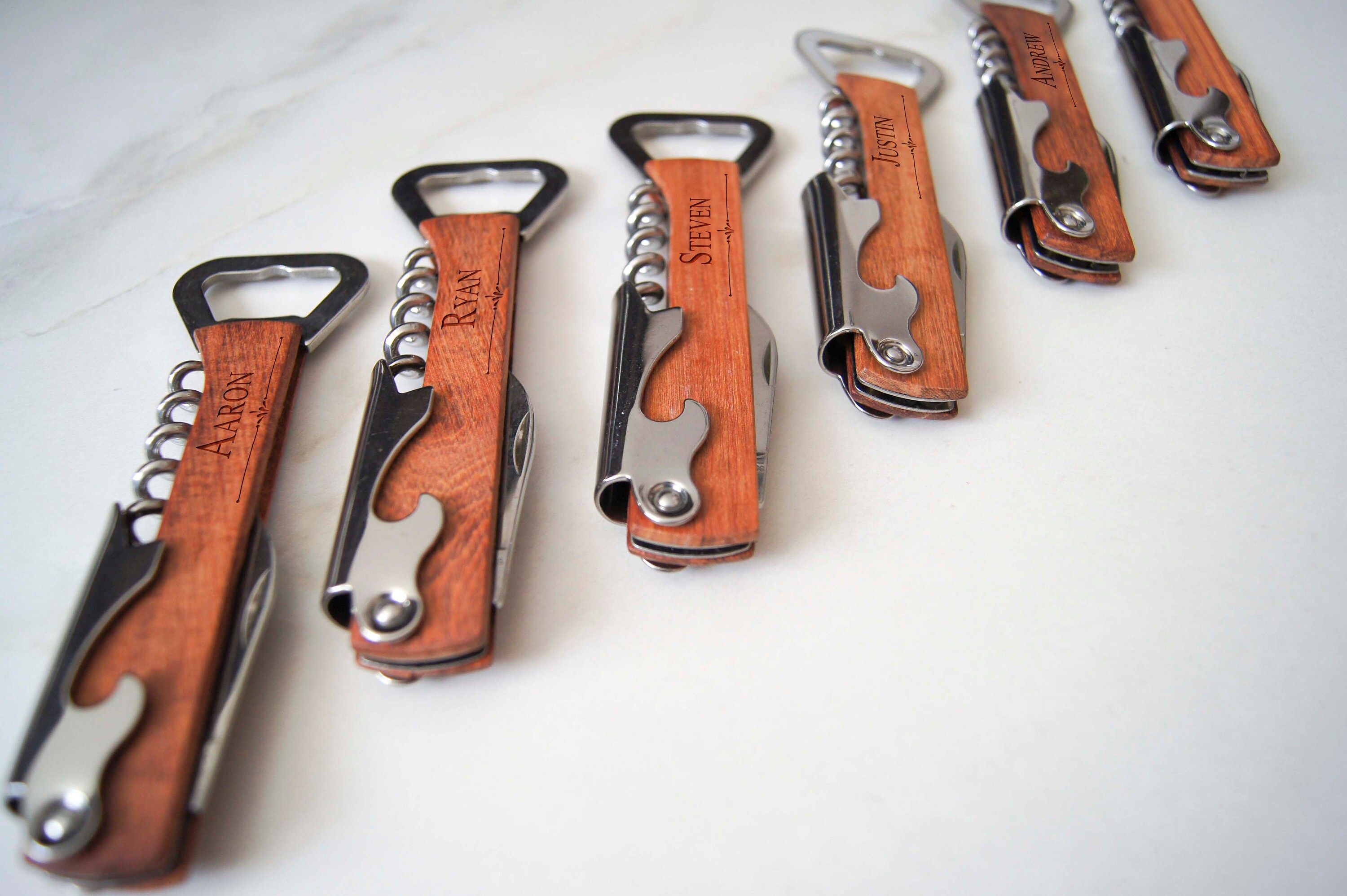 set of 10 personalized wine bottle opener personalized bottle