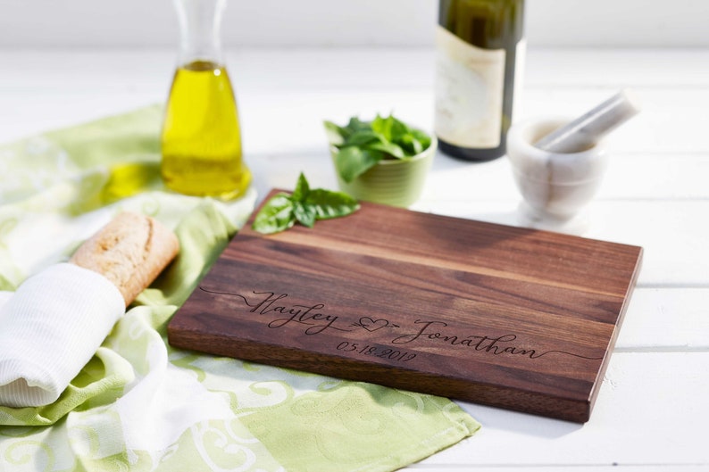 Personalized Cutting Board,Custom cutting board, Engraved cutting board, housewarming gifts, wedding gifts, Christmas gift image 1