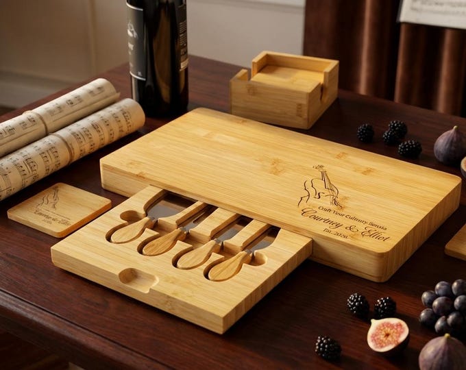 Personalized Charcuterie Board – Violin: Custom Engraved  Cheese Board, Housewarming, Kitchen Decor, Conductors, Musician, Couple Gift