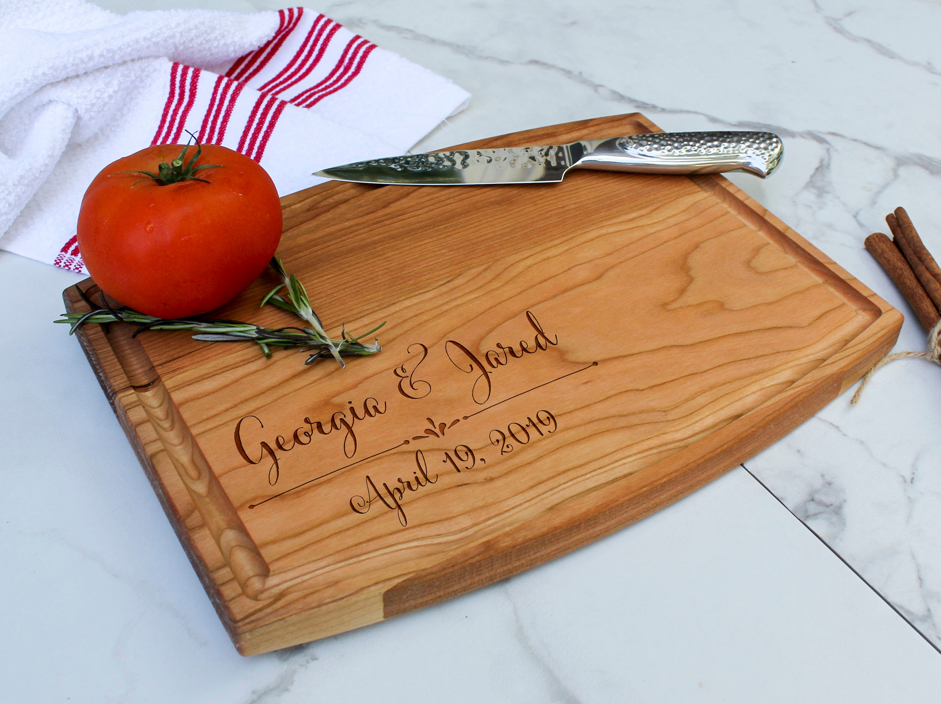 Personalized Cutting Boards, Engraved cutting board, Juice groove cutting boards, housewarming