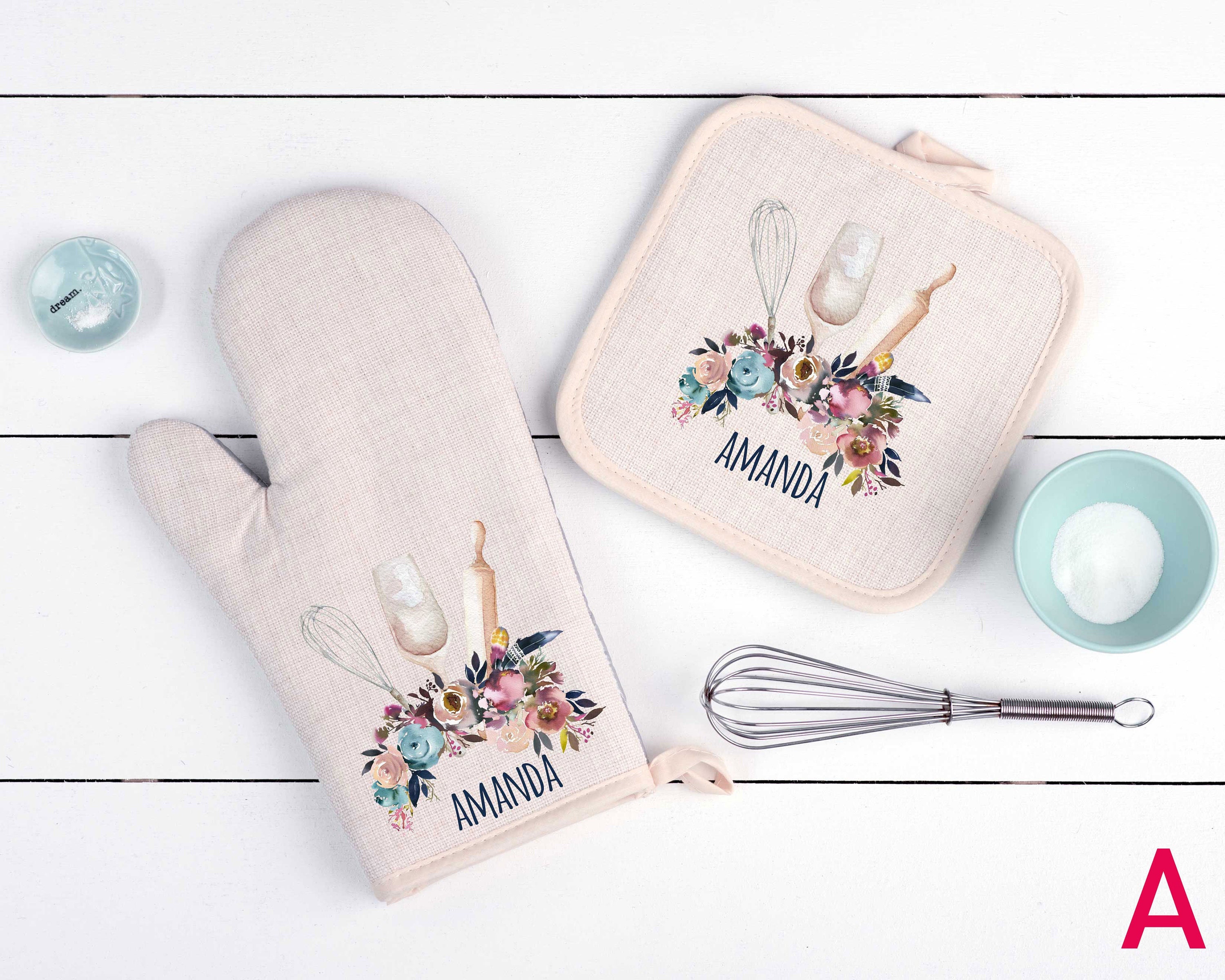 Customized Oven Mitt Personalized Oven Mitt Personalized Kitchen Gift Customized Oven Mitt Personalized Oven Mitt Personalized Kitchen Gift