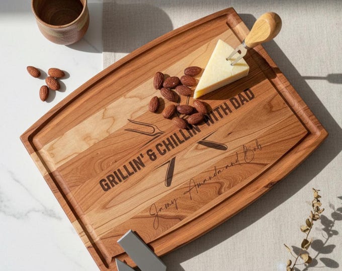 Personalized Cutting Board, Grilling Gift: Custom Engraved Charcuterie  Board, BBQ Lovers, Father's Day, Gift For Him, Grilling Gift for Dad