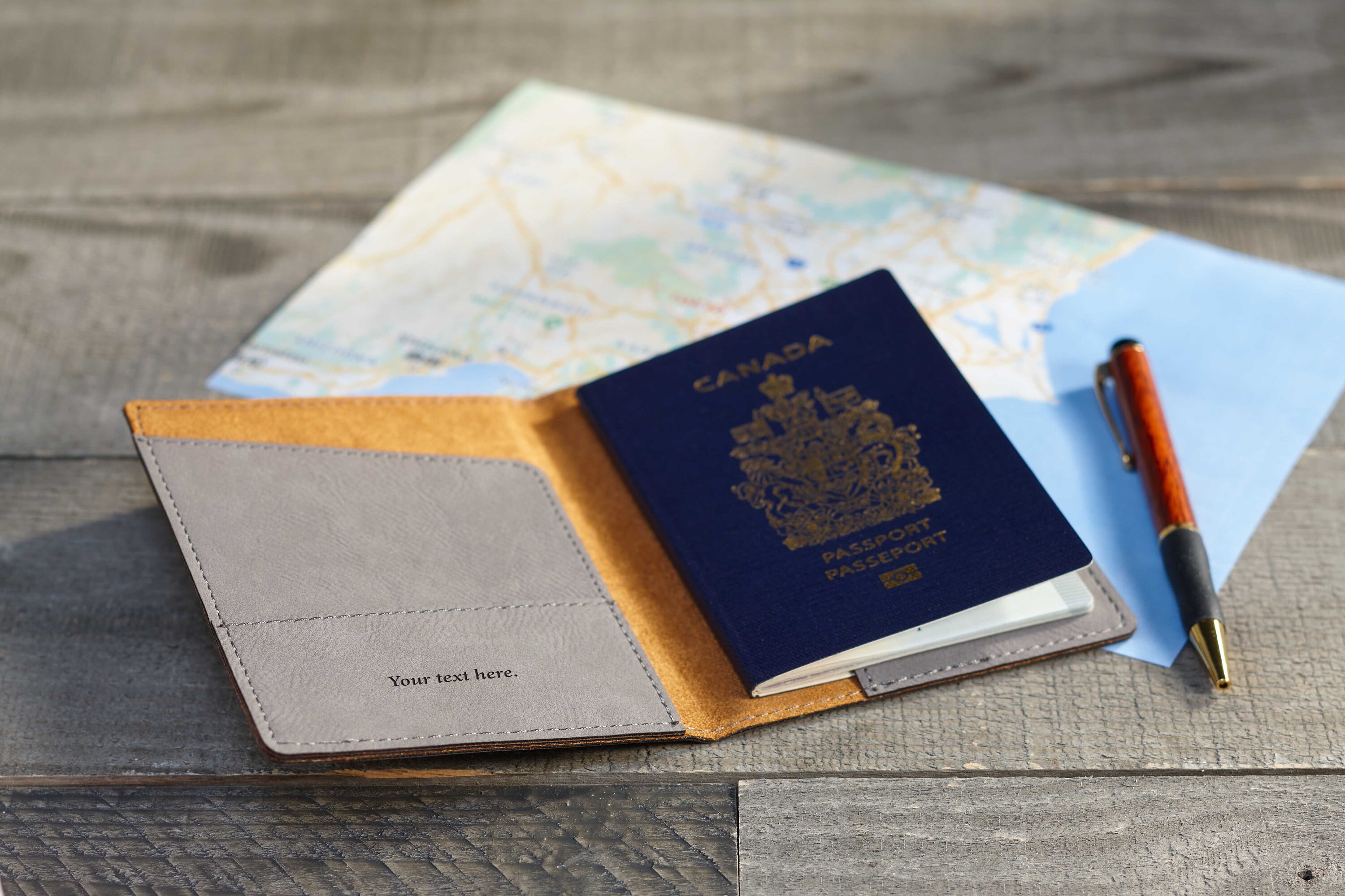 Custom Passport Cover, Personalized Passport Holders, Engraved Passport