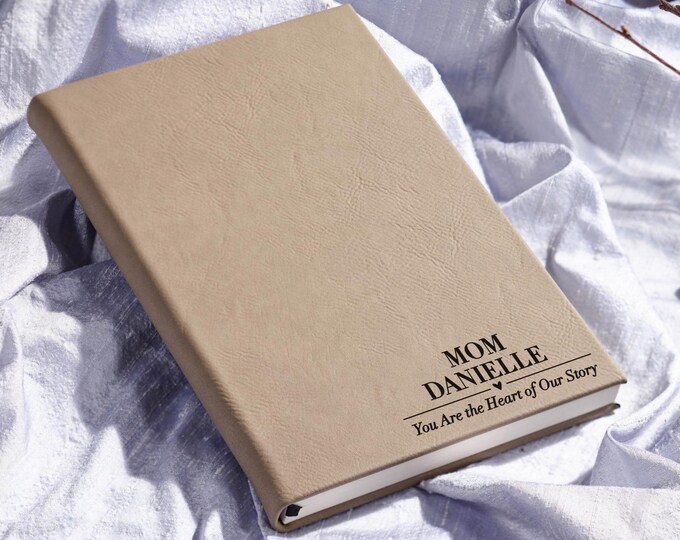 Personalized Journal for Mom - Custom Engraved Notebook: Mother's Day Gift, Office Supplies, Desk Accessories, Stationery, Birthday Present