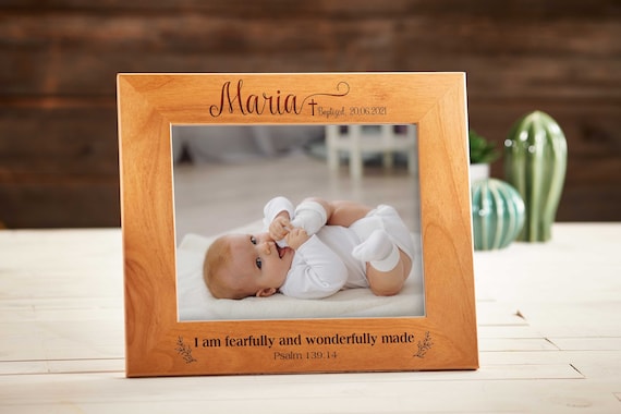 Baby hotsell frames personalized