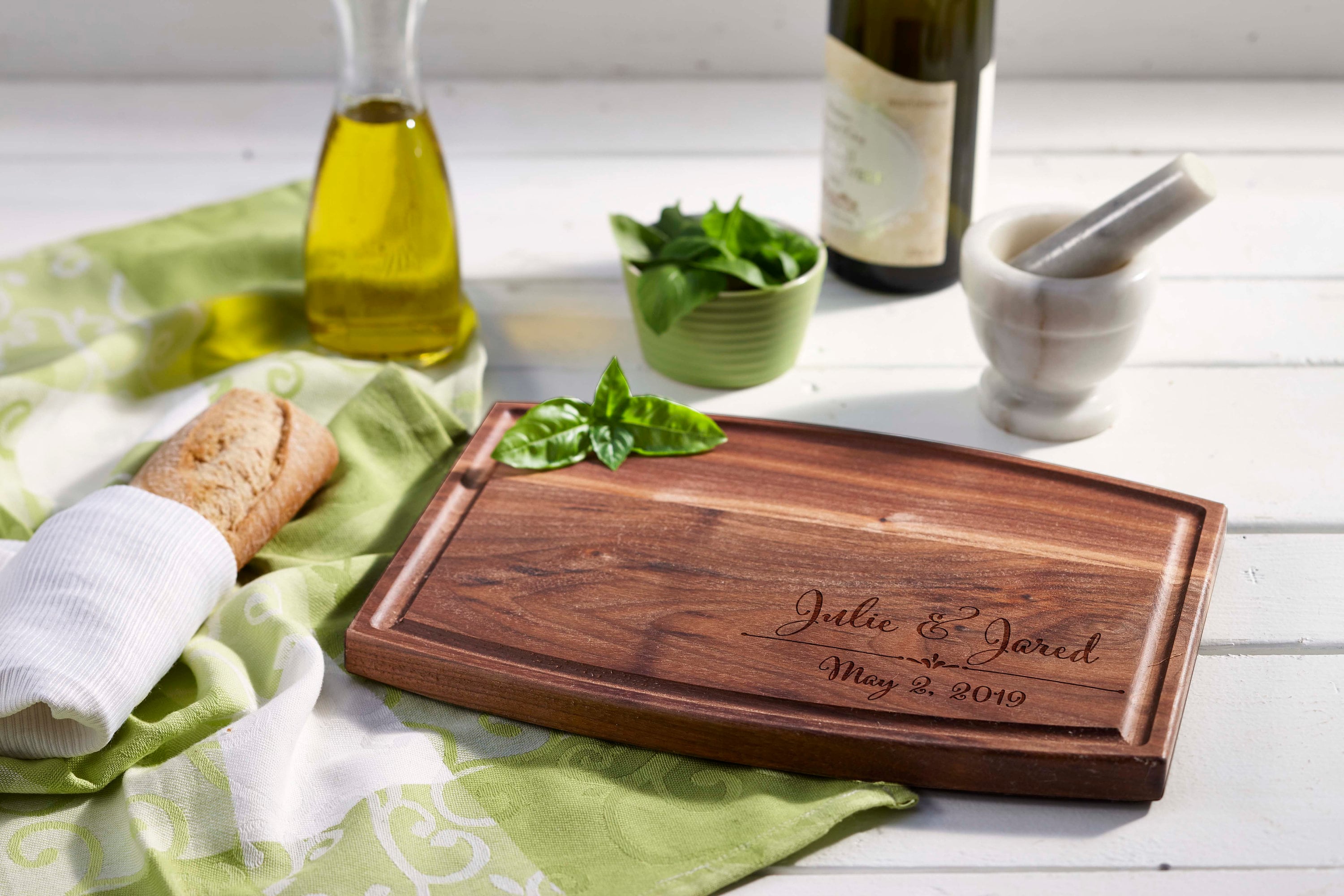 Personalized Cutting Board Custom Cutting Board Engraved Cutting