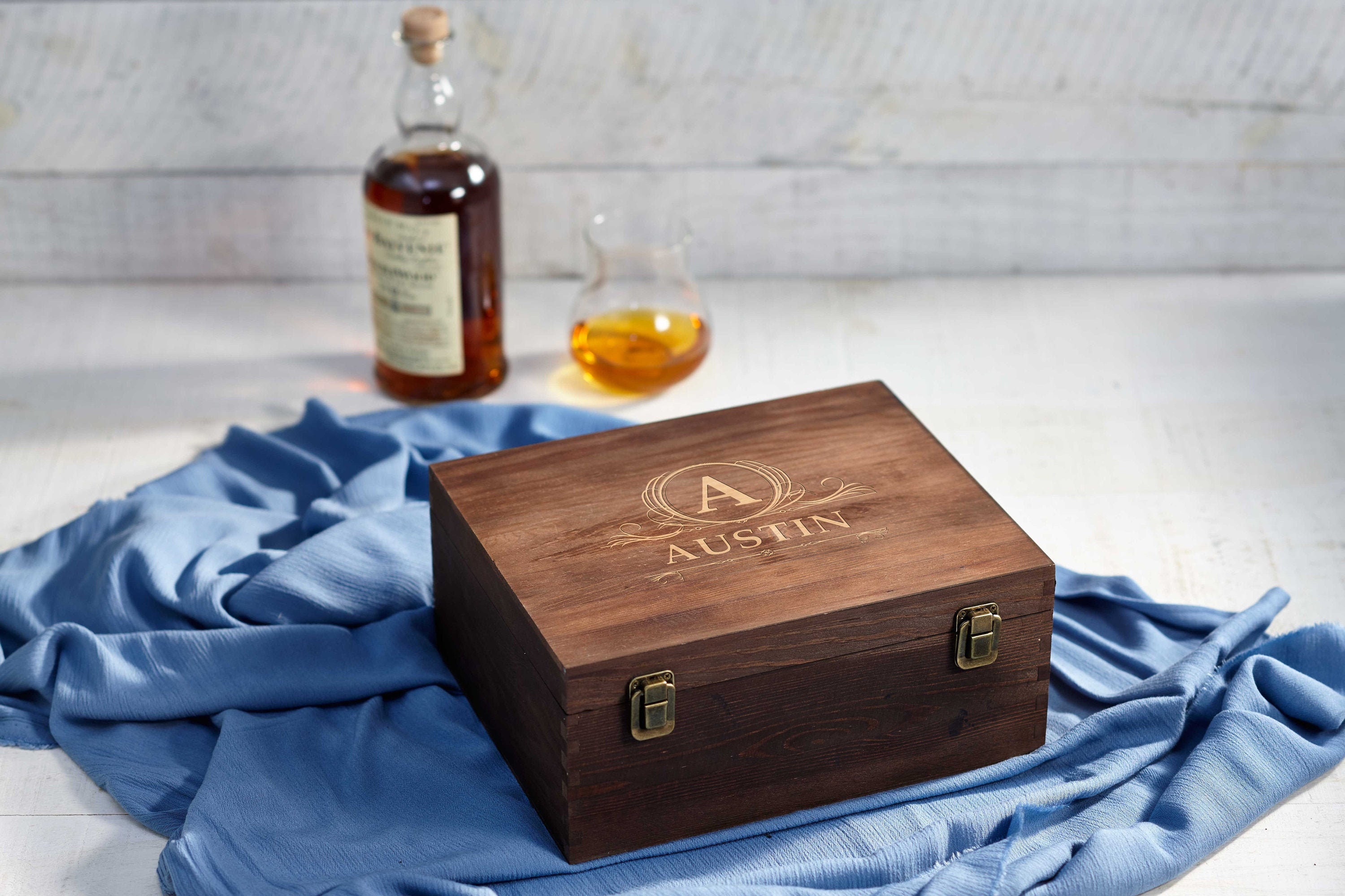 Personalized wooden gift box, Engraved Name Box, Wooden Keepsake box ...