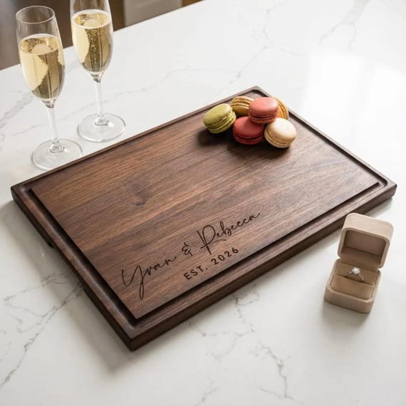 Personalized cutting board, Custom cutting board, Engraved cutting board, Wedding gifts, Gifts for the couple, Christmas gifts