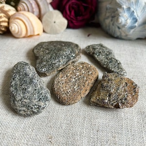 Beach Mica Schist Crystal: Sparkly Healing Beach Stone