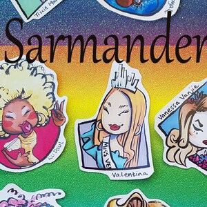 Drag Race royalty queens vinyl stickers