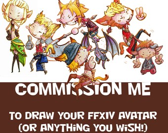 Physical copy artwork Character Commissions, You tell ME what to draw!