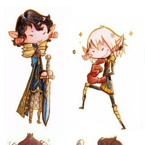 Final Fantasy 14 pack of 5 vinyl stickers