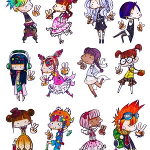 Haraju-QTs sticker packs