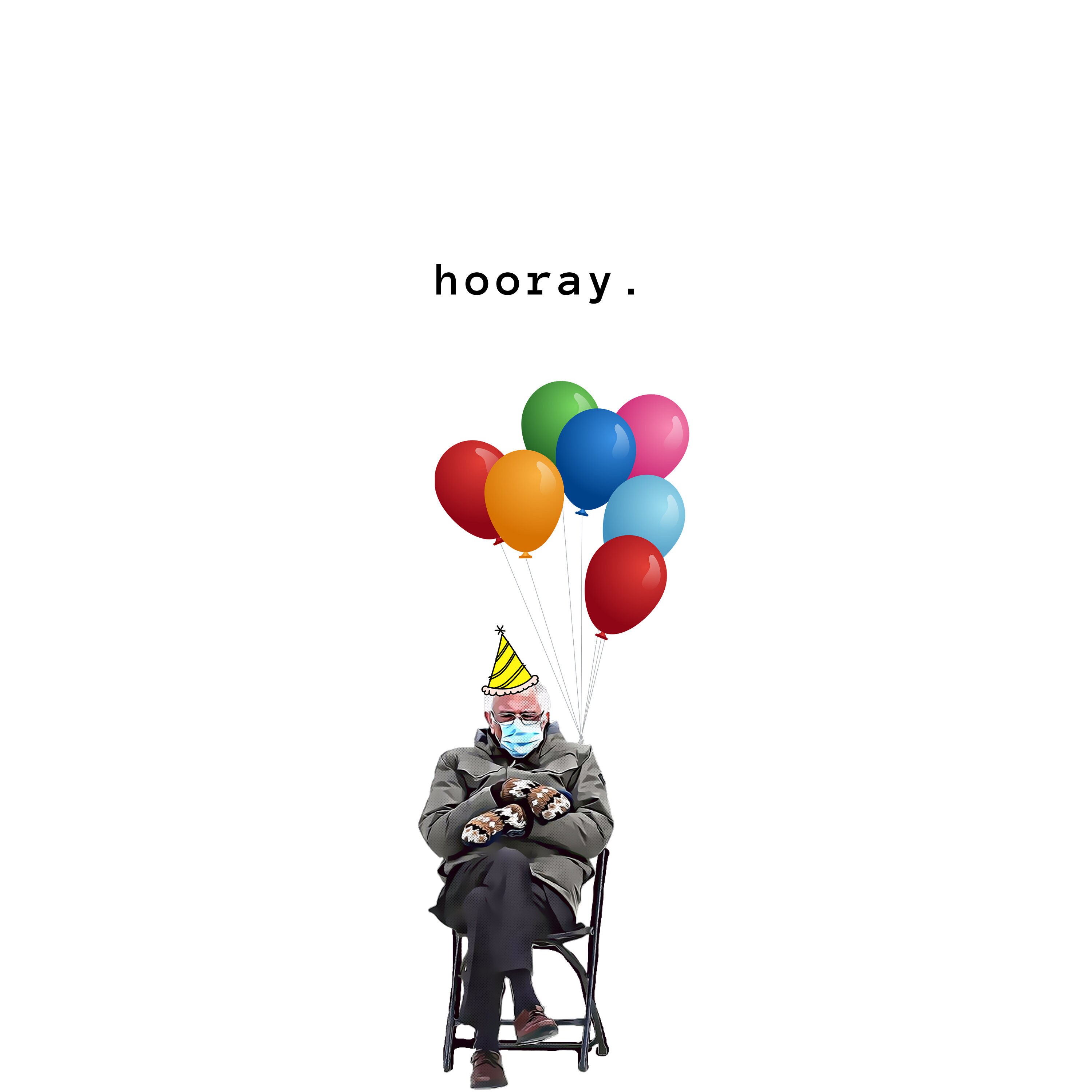 Printable card / notecard : happy birthday bernie sanders | Etsy