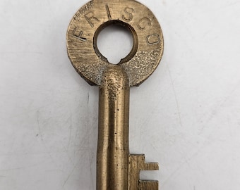 Llave antigua de ferrocarril Adlake - FRISCO