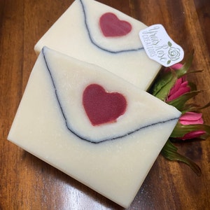 Liebesbrief Seife - Muttertagsgeschenk - Valentinstag Geschenk - Valentinstag Geschenkbox - Handgemachte Seife - Herzseife