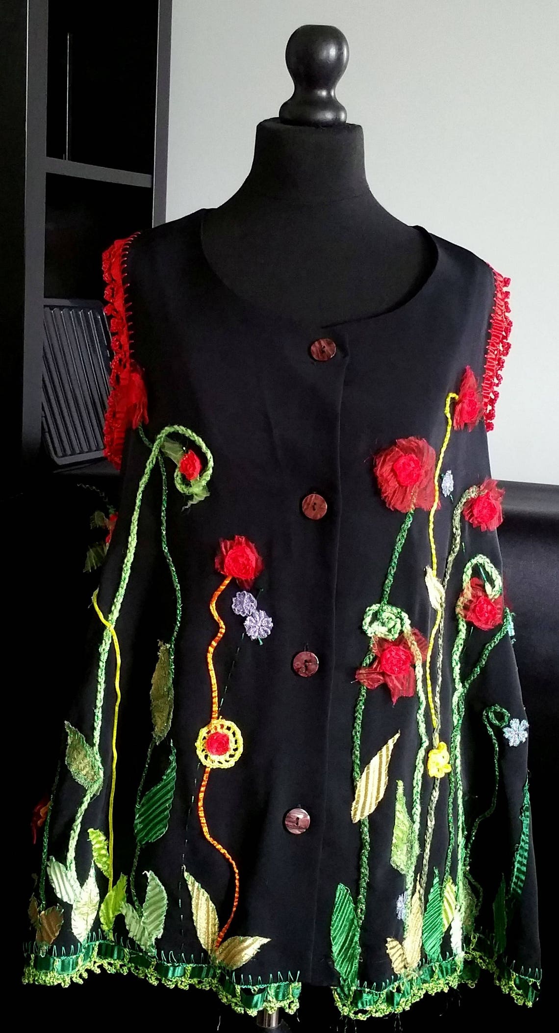 Vintage Jacket Vintage Fashion Handmade Embroidered | Etsy