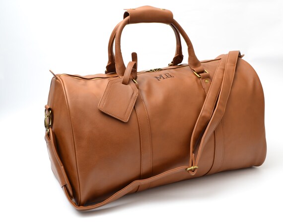 monogrammed mens duffle bag