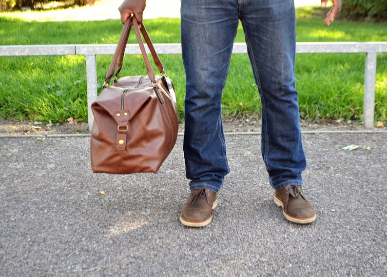 Sac de voyage personnalisé pour hommes, cadeau de garçons d'honneur personnalisé, sac de voyage pour garçons d'honneur, sac personnalisé pour garçons d'honneur, sac de sport à monogramme, sacs de week-end R image 8