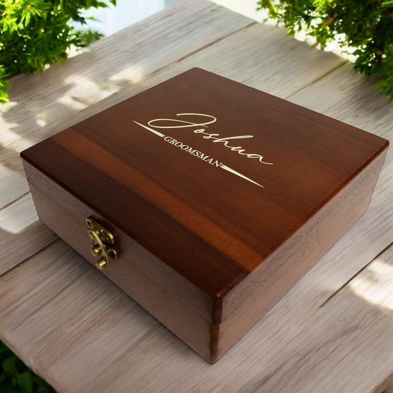 Geschenkbox personalisiert, personalisierte Geschenkbox, Geschenkbox für den Bräutigam, Geschenkbox zum Jahrestag, personalisierte Geschenkbox, personalisierte Holzbox