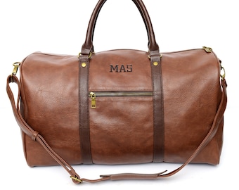 Sac de transport pour homme, sac de voyage de week-end pour homme, sac de week-end personnalisé, bagage à main, sac cadeau garçons d'honneur, cadeau de mariés, sac de cabine C