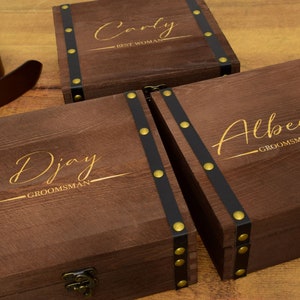 Gift box, rustic gift box for weddings, personalized groomsmen box grooms gift box, best man gift box, groomsman proposal box