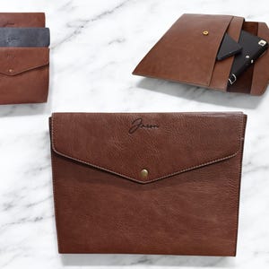 Ipad cover sleeve case, Tablet case personalised, Ipad cover, gift for ipad users, Personalised sleeve bag, travel organiser, leather folio