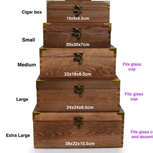 Gift box, Groomsmen gift box, Keepsake gift box, grooms gift box, wooden gift box, gift for him, grooms gift, rustic box image 2