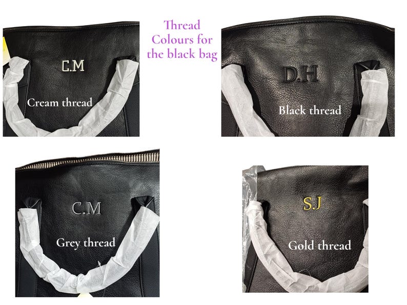 Personalized Travel Bag Set: Men's Duffle & Wash Bag, Weekend travel bag, Duffle bag, men's travel bag, Groomsman Gift, Weekender bag set B image 6