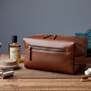 Personalized Faux Leather Duffle Bag Groomsmen Gift Set, Embroidered Travel Bag image 10