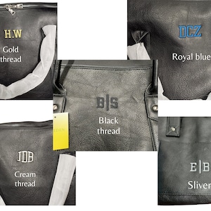 Travel Bag for men, Men duffle bag, Weekend travel bag for men, weekend bag personalized, Carry on luggage, Groomsmen gift bag, A image 6