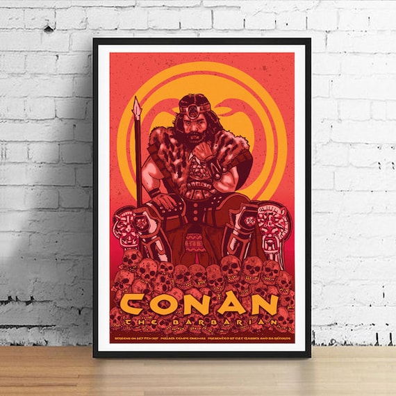 Conan The Barbarian 11 X 17 Movie Poster Art Print Etsy