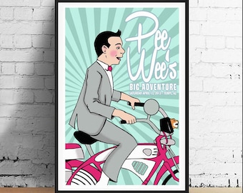 Pee Wee's Big Adventure 11 x 17 Art Print