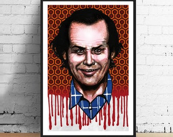 Stanley Kubrick Inspired The Shining Stephen King Jack Torrance Overlook Lodge Doctor Sleep 11 x 17 Horror Movie Poster Art Film Print