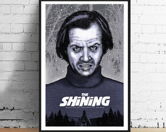 Stanley Kubrick Inspired The Shining Jack Nicholson 11 x 17 Horror Movie Poster Art Film Print