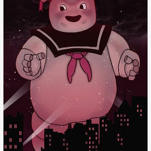 Ghostbusters 11 x 17 Stay Puft Marshmallow Man 11 x 17 Art Print image 2