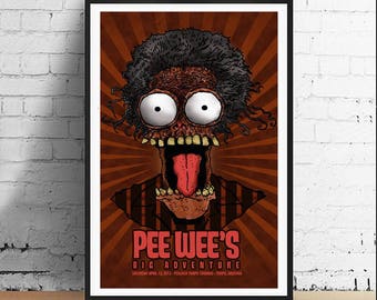 Pee Wee's Big Adventure 11 x 17 Variant Art Print