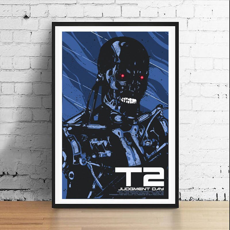 Terminator 2 Judgment Day 1991 Printable Wall Art Etsy Terminator 2 Print - Etsy