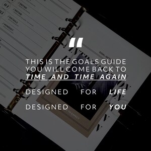 Mini HP, Goal-Getter Guided Workbook Toolkit motiverende doelen planning Habit Tracker Activiteitenbundel Afdrukbaar productiviteitssysteem afbeelding 2