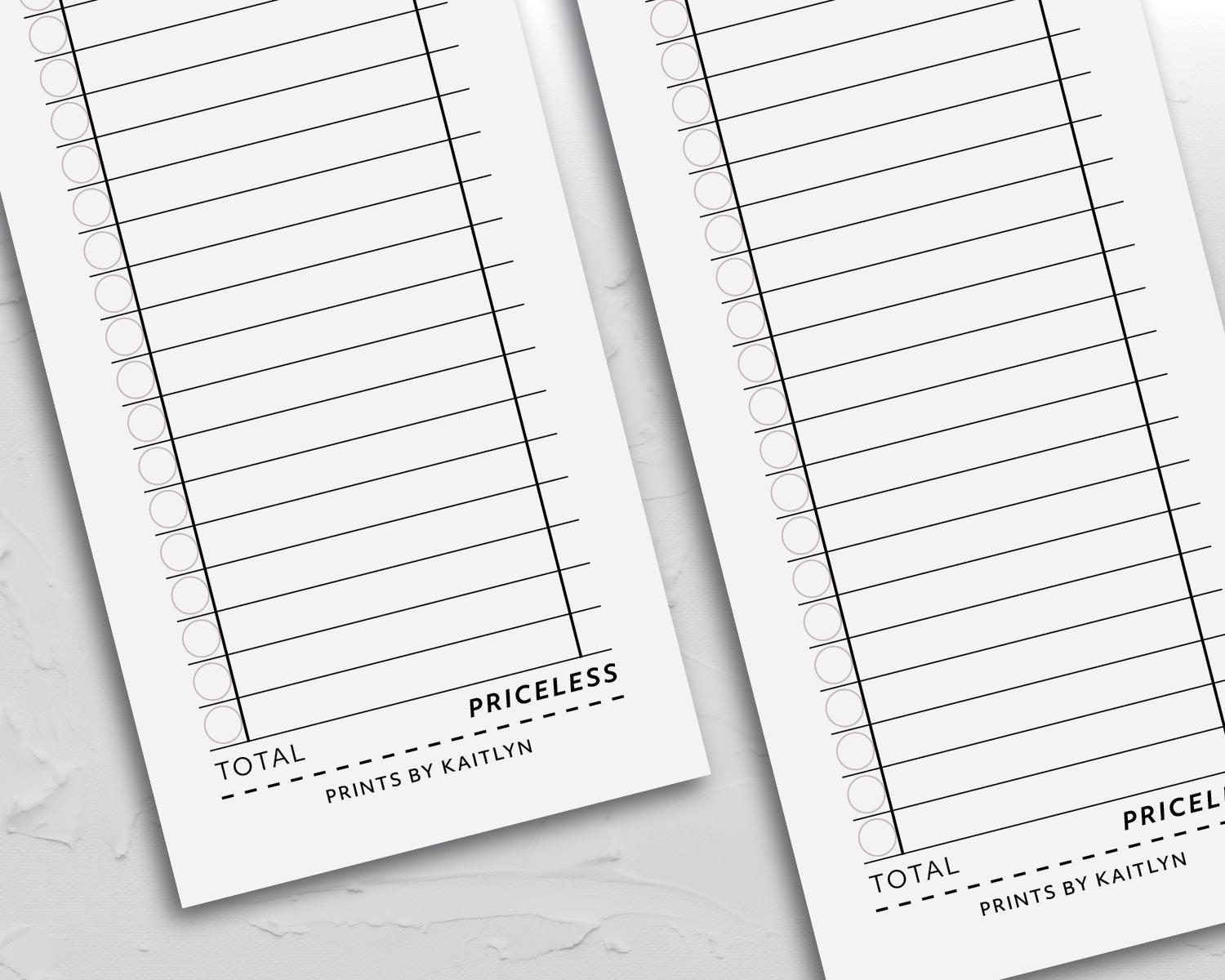 Check List Enjoy Notepad List Printable Note With Check Boxes Notepad ...