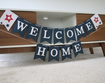 Welcome Home Banner, Welcome Banner, Baby Shower Banner, Homecoming, Homecoming Party Banner, Deployment Homecoming Banner, Housewarming