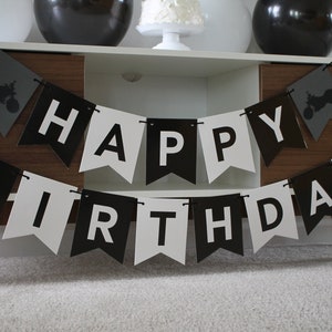 Motorcycle Birthday Banner, Motorcycle Banner, Bike Birthday Party, Motorcycle Party, Motorcycle Birthday, Construction Banner, Motocross