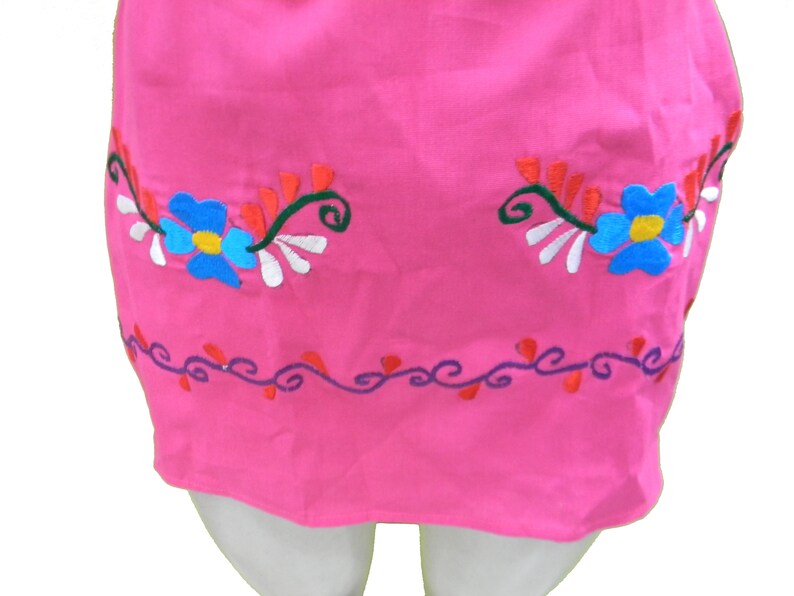 Mexican blouse mexico peasant blouse oaxaca boho blouse party blouse cotton fits M-L T9