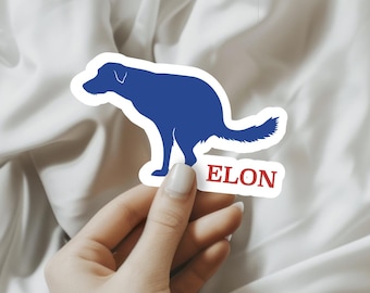 Funny Elon Sticker Funny Elon Gift Fck Elon Sticker I Didnt Vote for Him Sticker, Elon Gag Gift, Elon Sticker Political Gag Gift