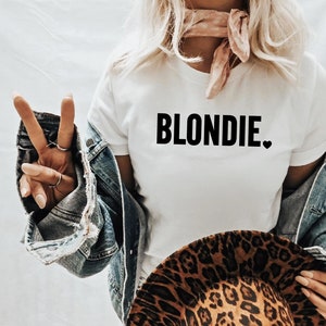 Blondie T-Shirts -Blonde Bestie Shirts - Every Blonde needs a Brunette Best Friend Gift - Blonde T-Shirts - Brunette Shirts