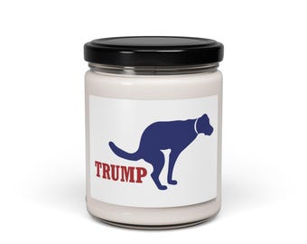 Hilarious Trump Candle, Anti Trump Gift, Political Prank, Housewarming Gift, Trump Gag Gift, Gifts for Liberals