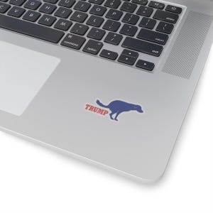 Pegatina divertida de Trump, regalo divertido de Trump, pegatina de Fck Trump, pegatina de "No voté por él", regalo de broma de Trump, pegatina de Trump imagen 4