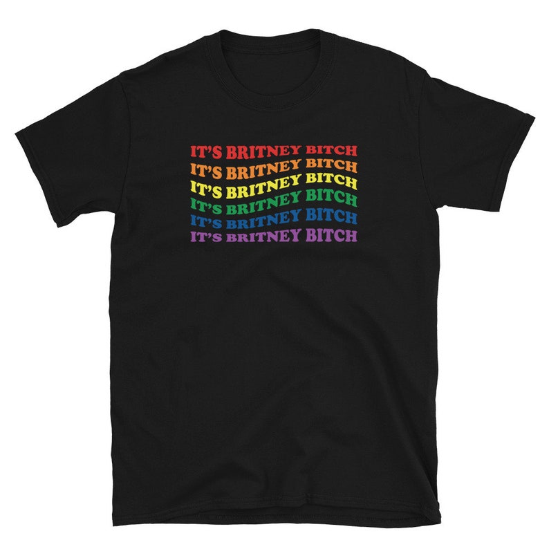 HBTQ Pride-tröja Det är Britney Bitch-tröja Pride Britney-tröja Britney Pride-tröja HBTQ Rainbow-tröja Det är Britney Bitch Britney T-shirt bild 7